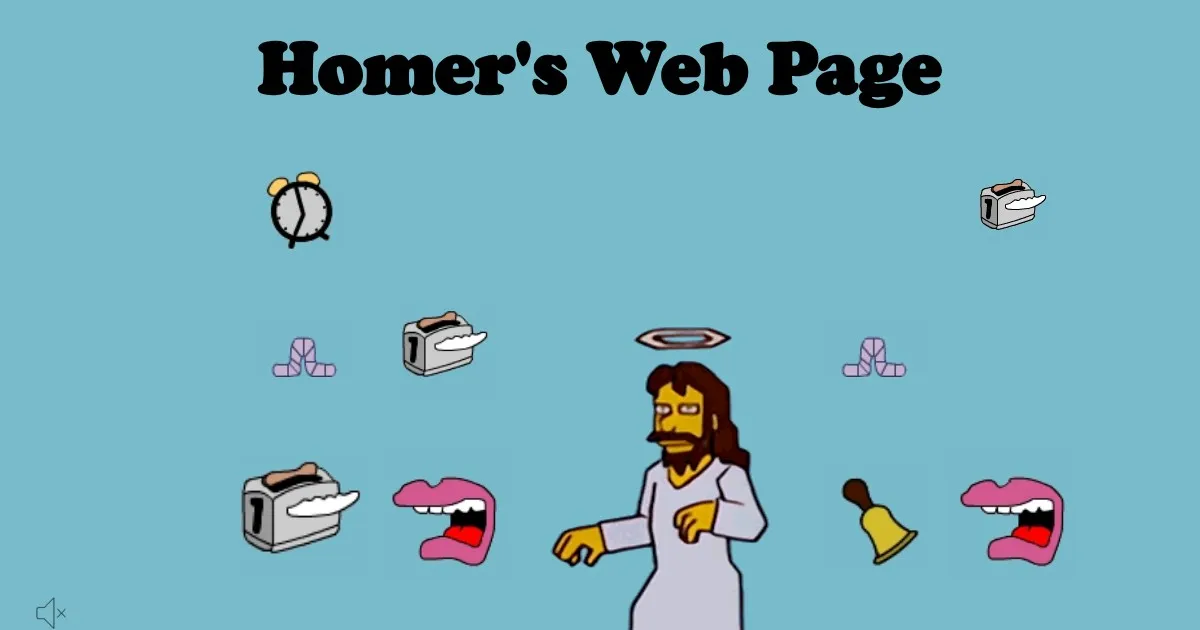 Homer's Web Page